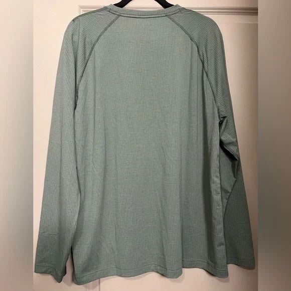 Outdoor Voices Thinkfast Long Sleeve Tee Size XL Green - Picture 6 of 7